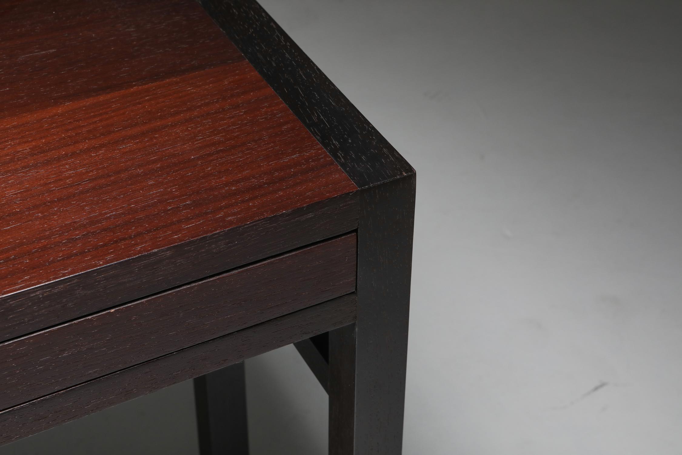 French Christian Liaigre Mystere Console Table in Mahogany