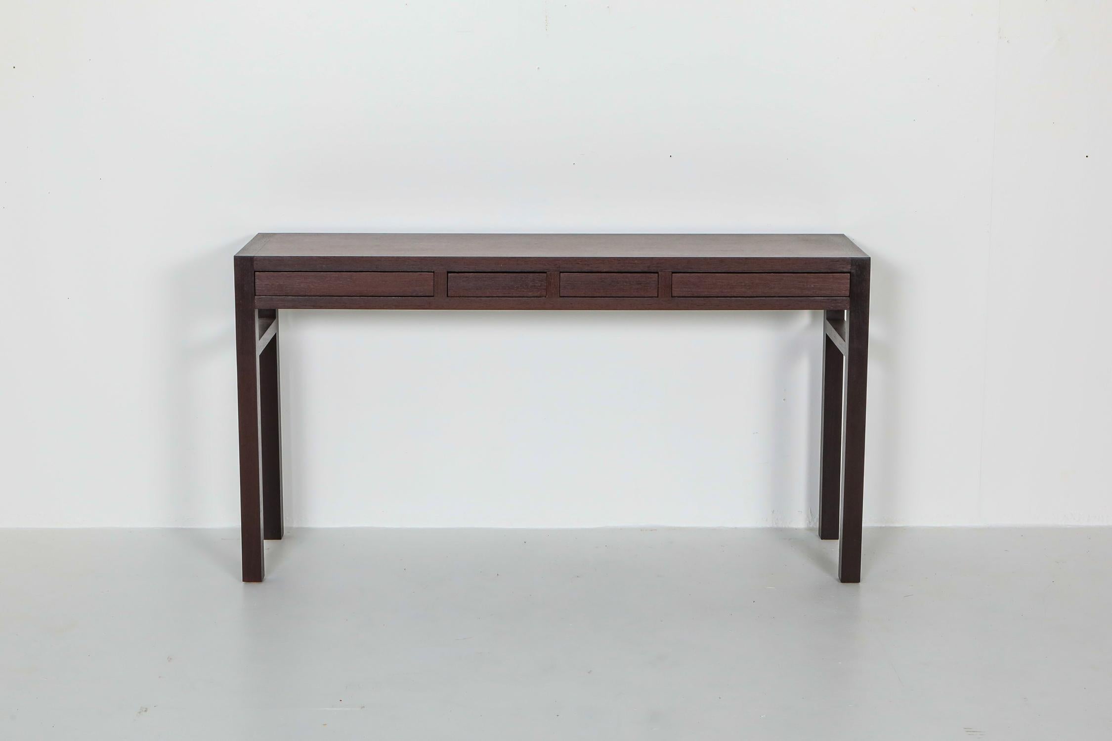 Late 20th Century Christian Liaigre Mystere Console Table in Mahogany