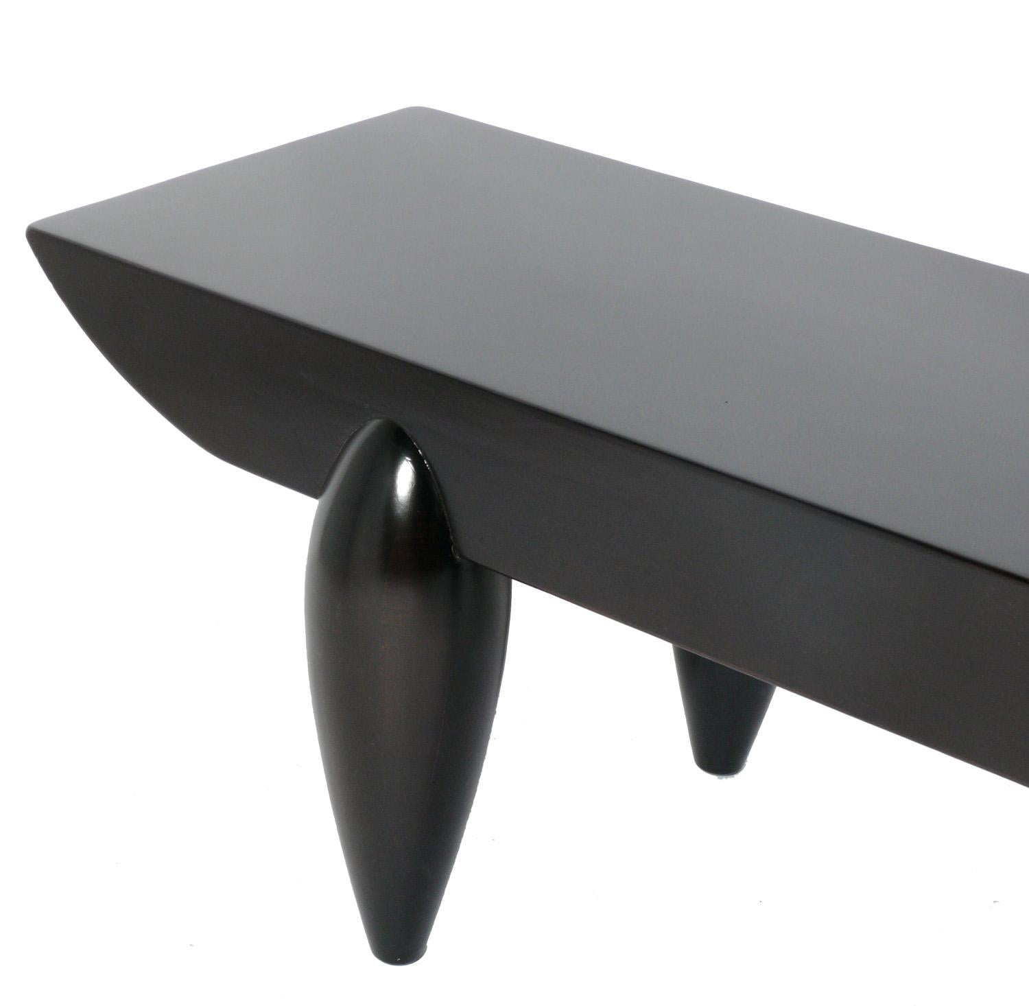 Américain Banc ou table basse Christian Liaigre Pirogue