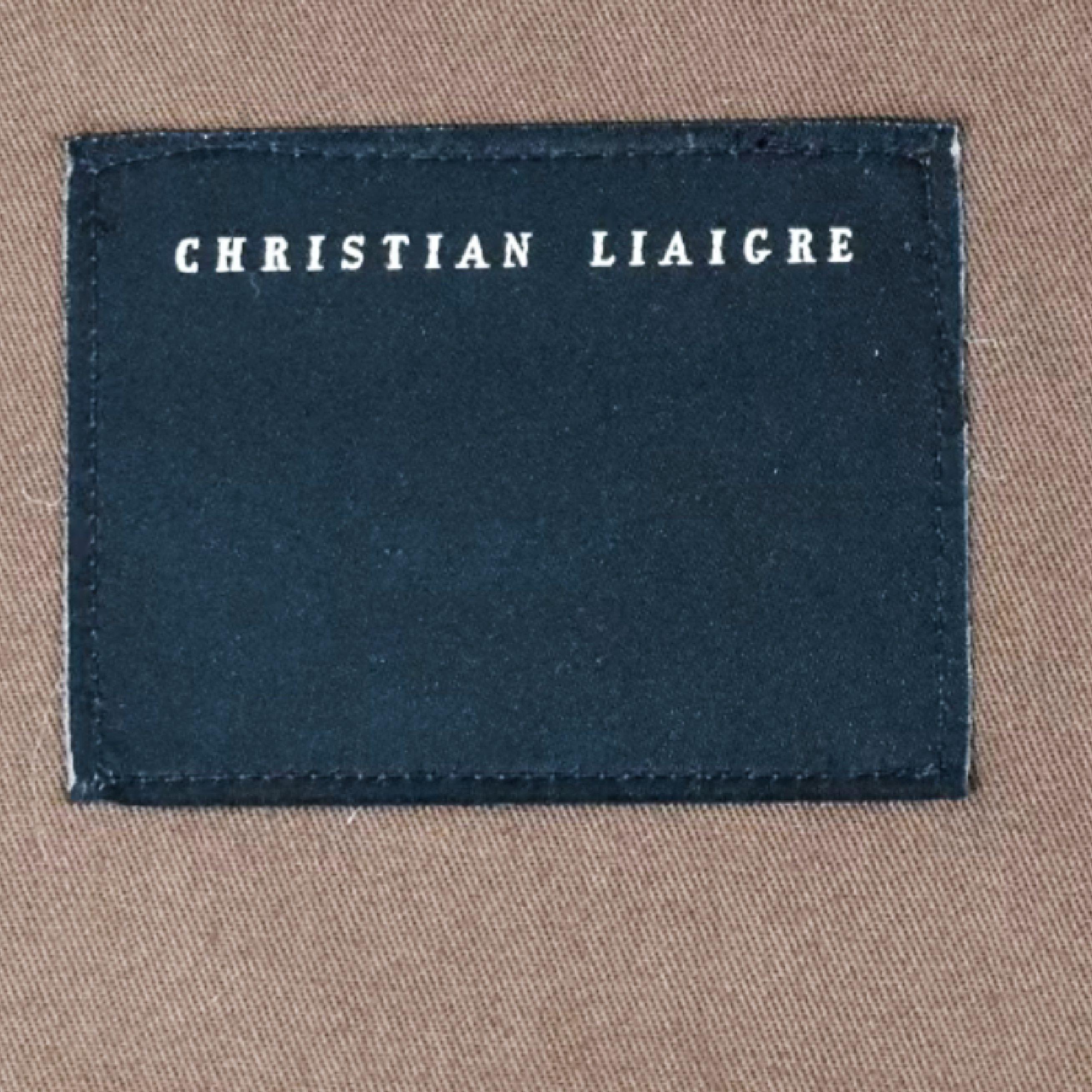 Christian Liaigre Omen-Bett aus Sattelleder, Königin/Double, Frankreich, um 1994 (Organische Moderne) im Angebot