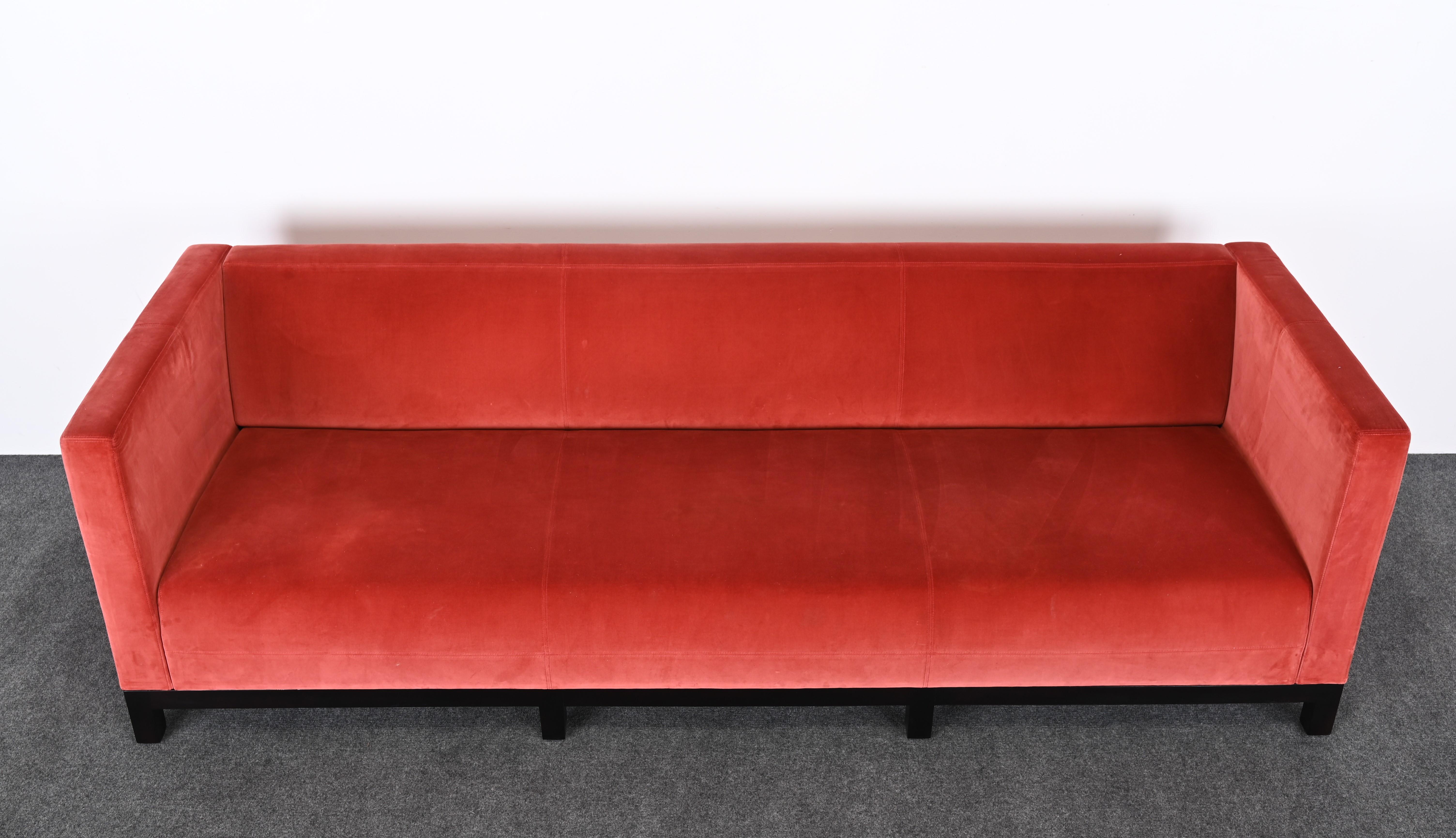 Ebonized Christian Liaigre Sofa, 2000's  For Sale