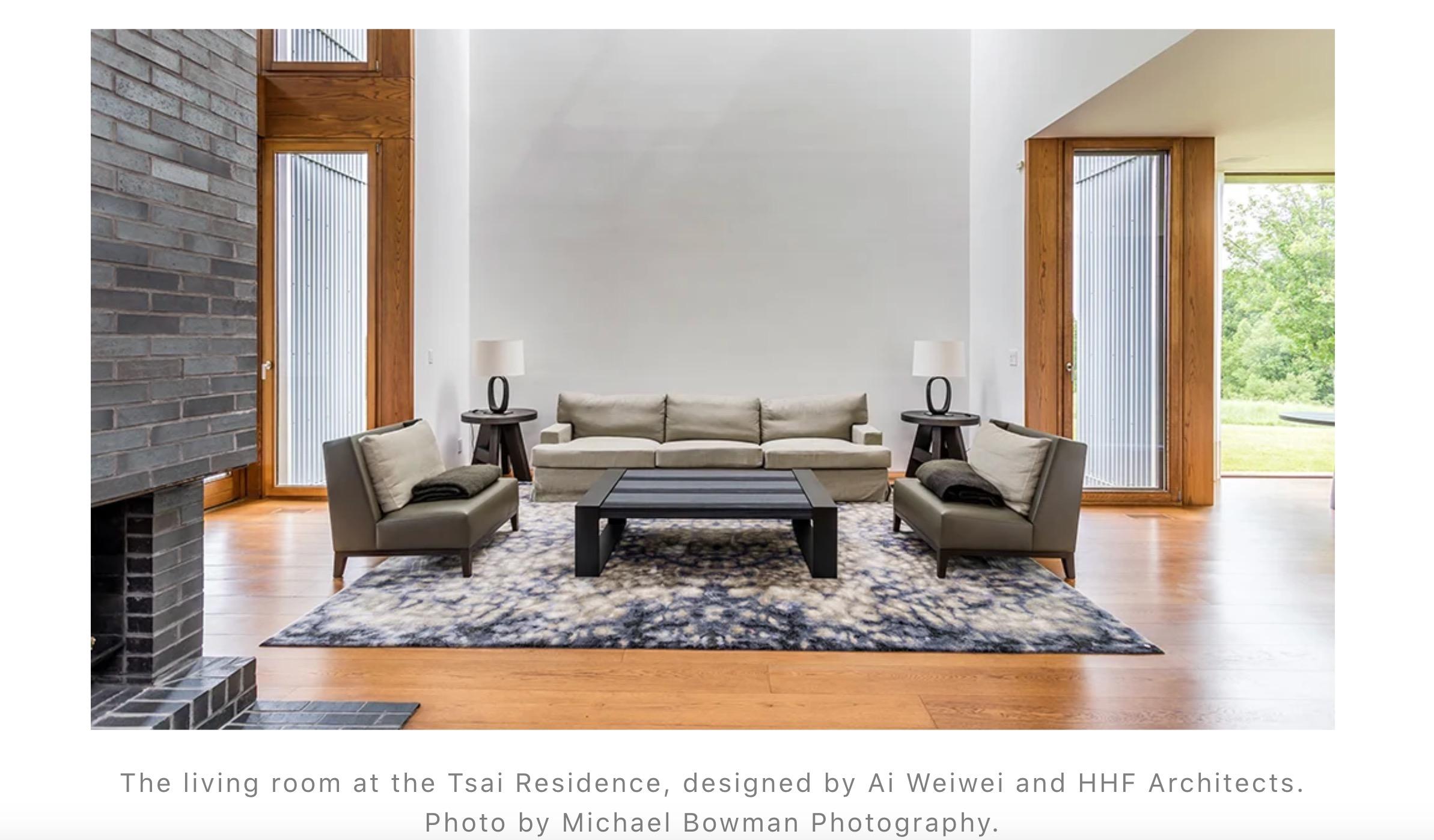 Christian Liaigre Sofa selected by Ai Weiwei For Sale 4