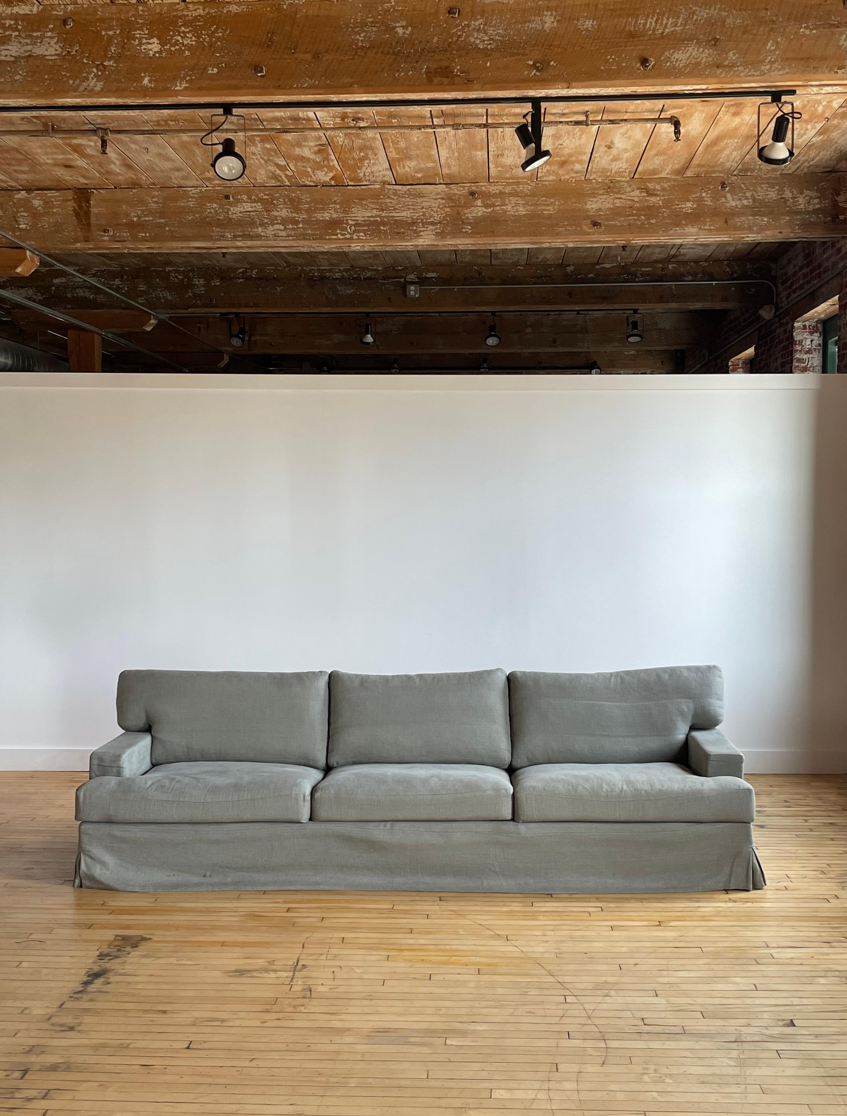 Modern Christian Liaigre Sofa selected by Ai Weiwei For Sale