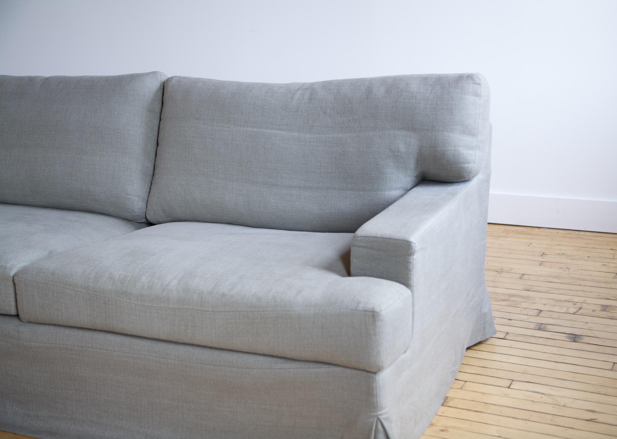 Christian Liaigre Sofa selected by Ai Weiwei In Good Condition For Sale In New York, NY