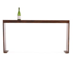 Christian Liaigre Style Console Table in Macassar Ebony