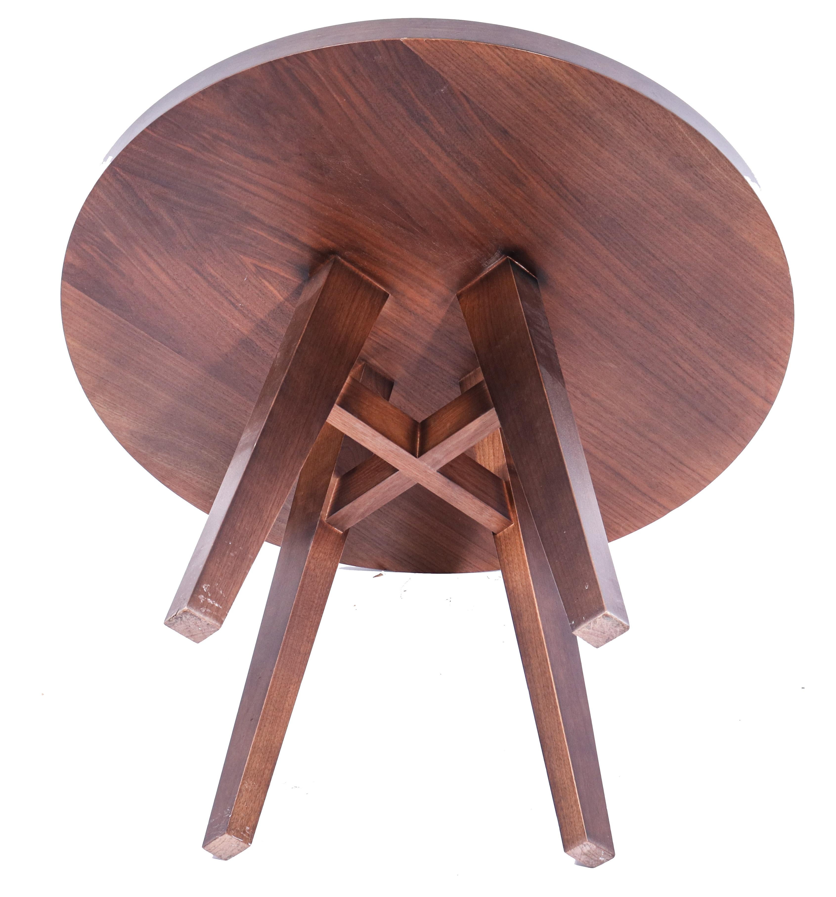 Christian Liaigre Style Round Occasional Table In Good Condition In Astoria, NY