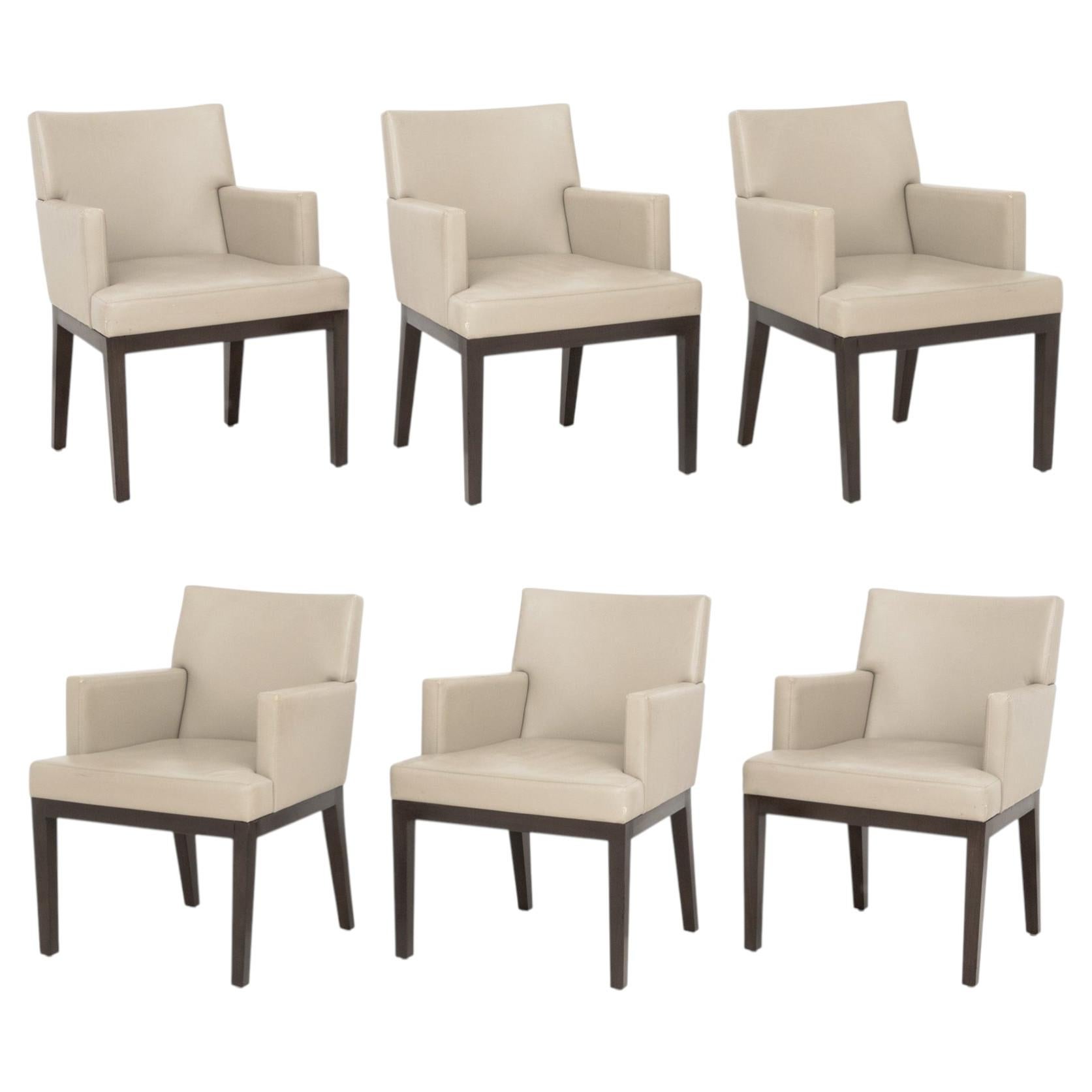 Chaises de salle à manger rembourrées « Style Taupe » de Christian Liaigre, 6