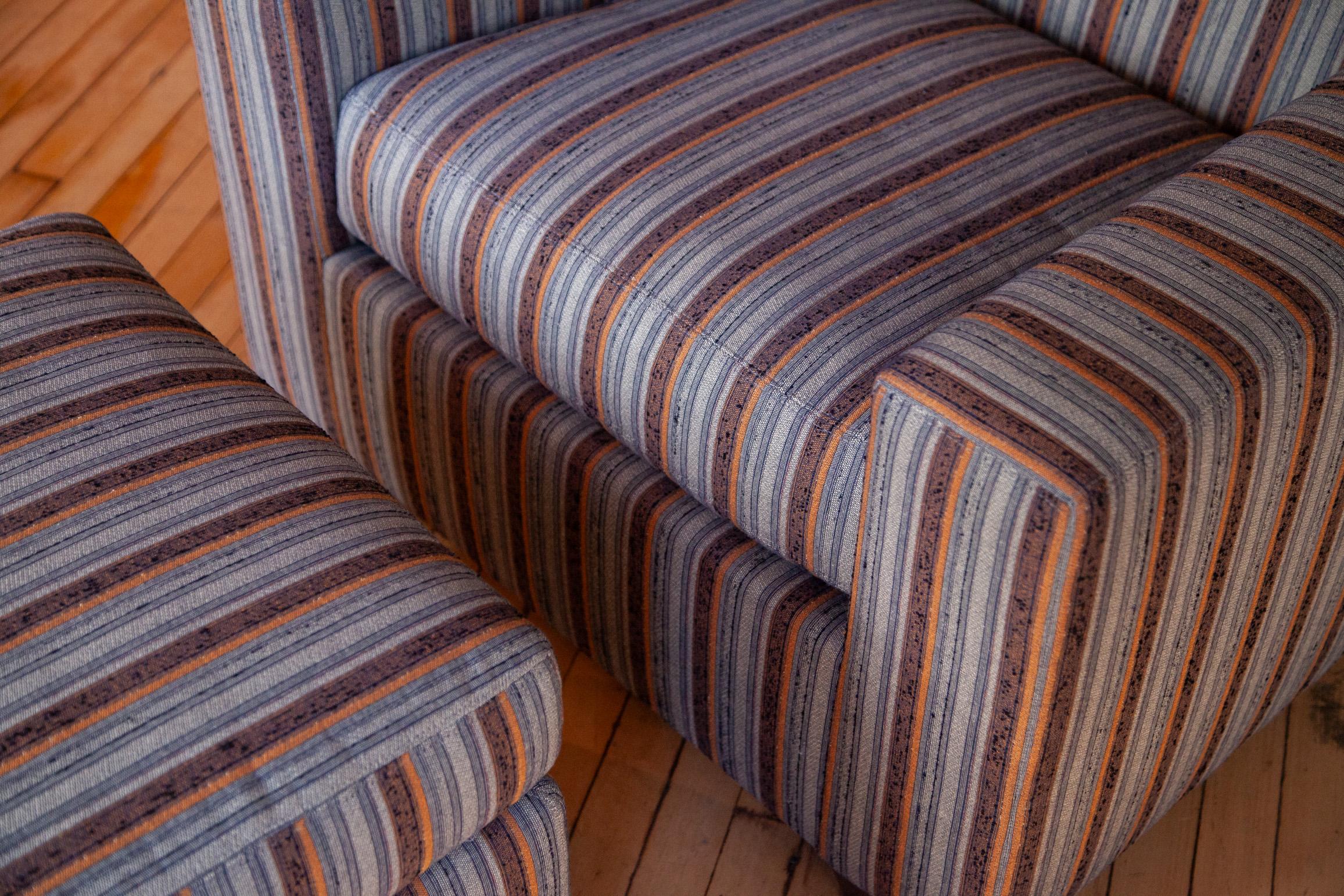 Unverfälschter Christian Liaigre Polstersessel und Ottomane (Moderne) im Angebot