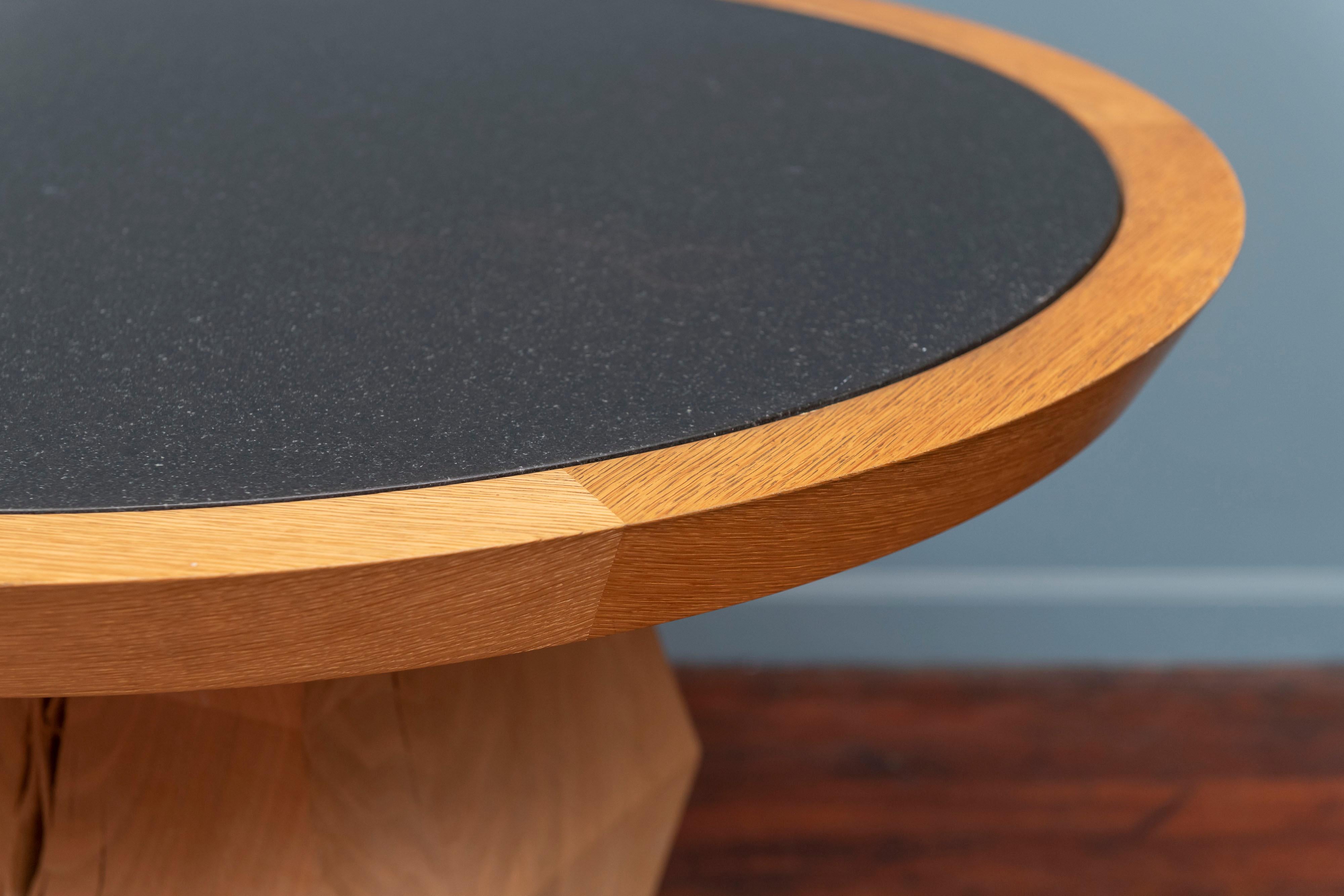 Christian Liaigre Yquem Pedestal Table In Good Condition In San Francisco, CA