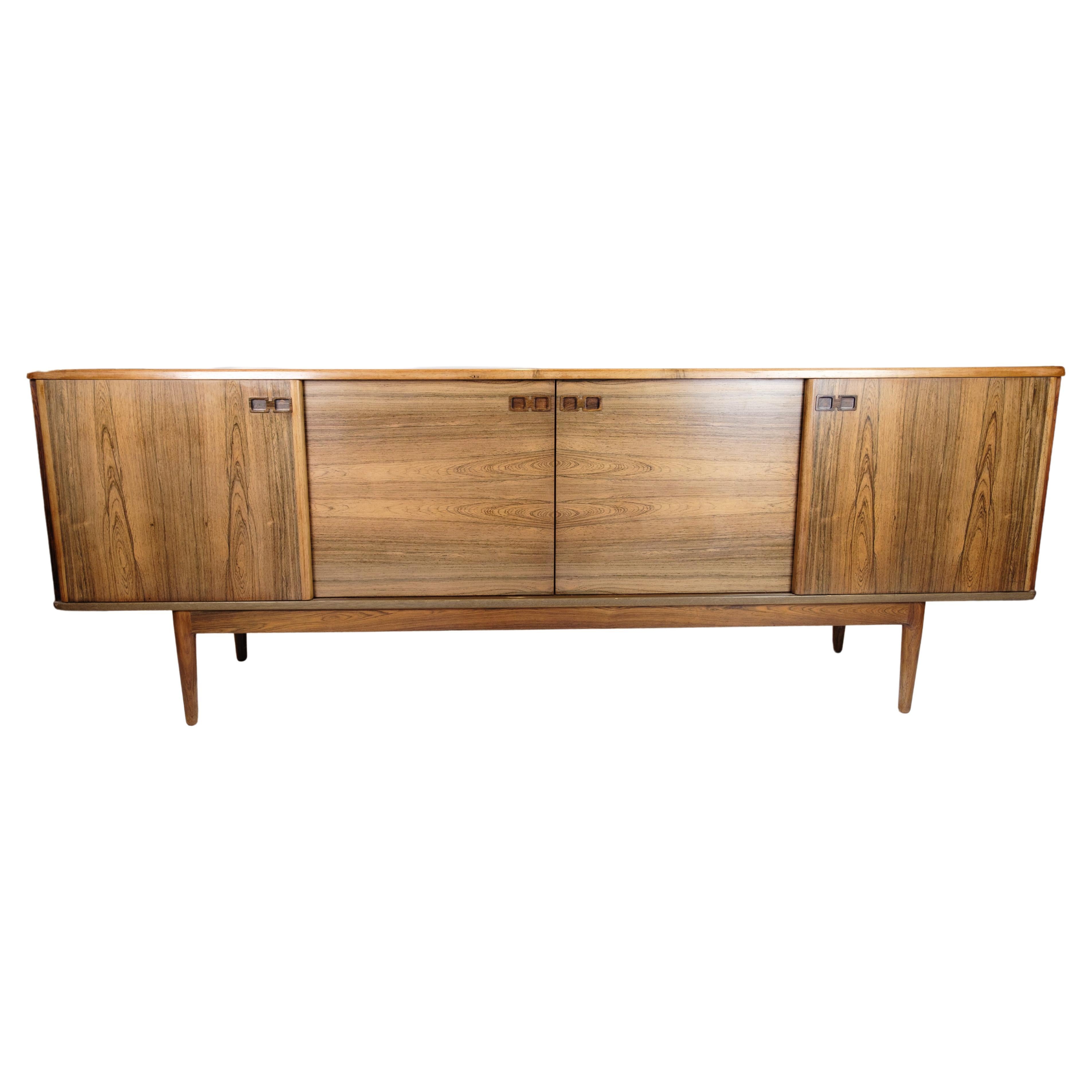 Christian Linneberg low sideboard made of Rosewood from the 1960s For Sale