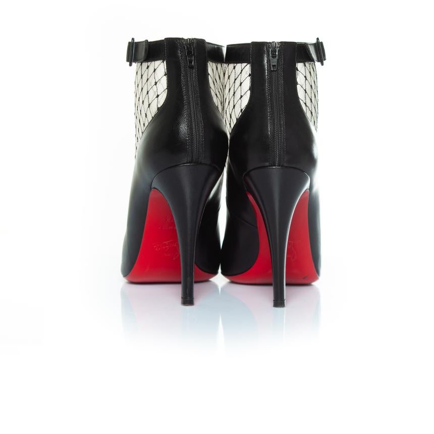 Christian Louboutin, 100 kid resillisma ankle boots For Sale 1