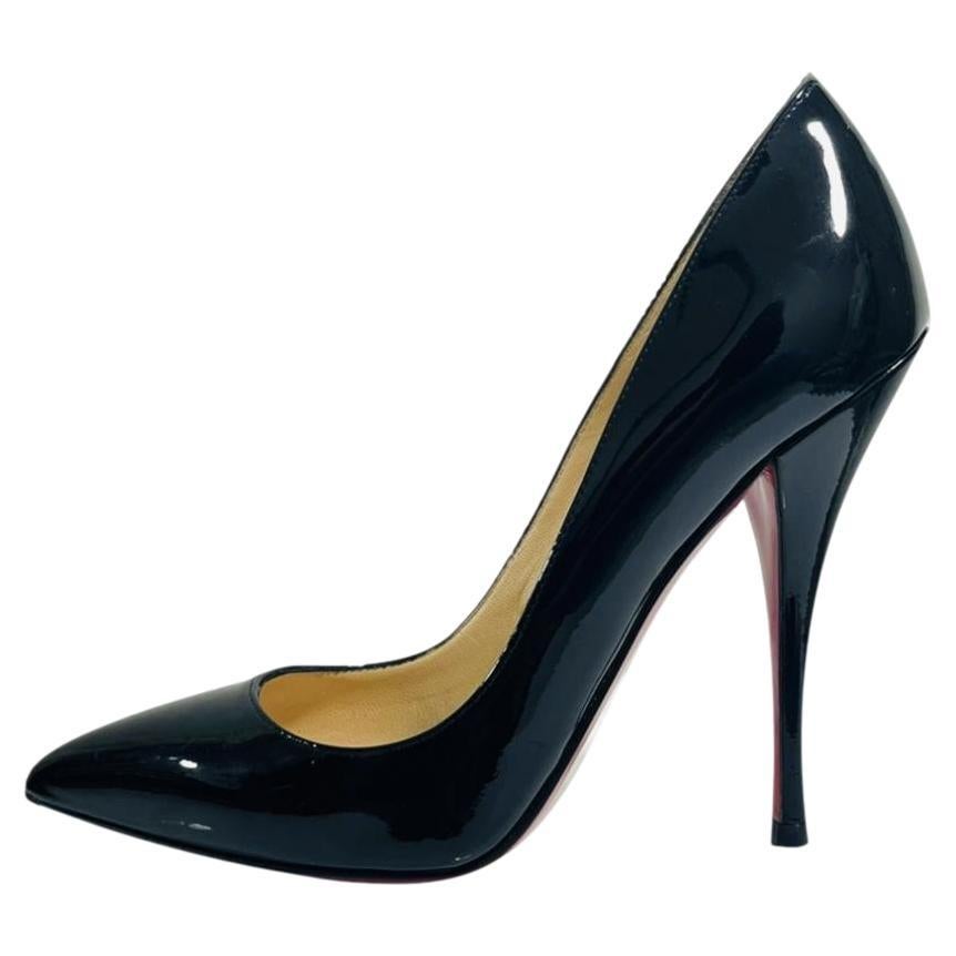 Christian Louboutin 100 Patent Leather Heels For Sale