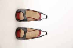 Christian Louboutin  2000's Red & Black Leather pumps