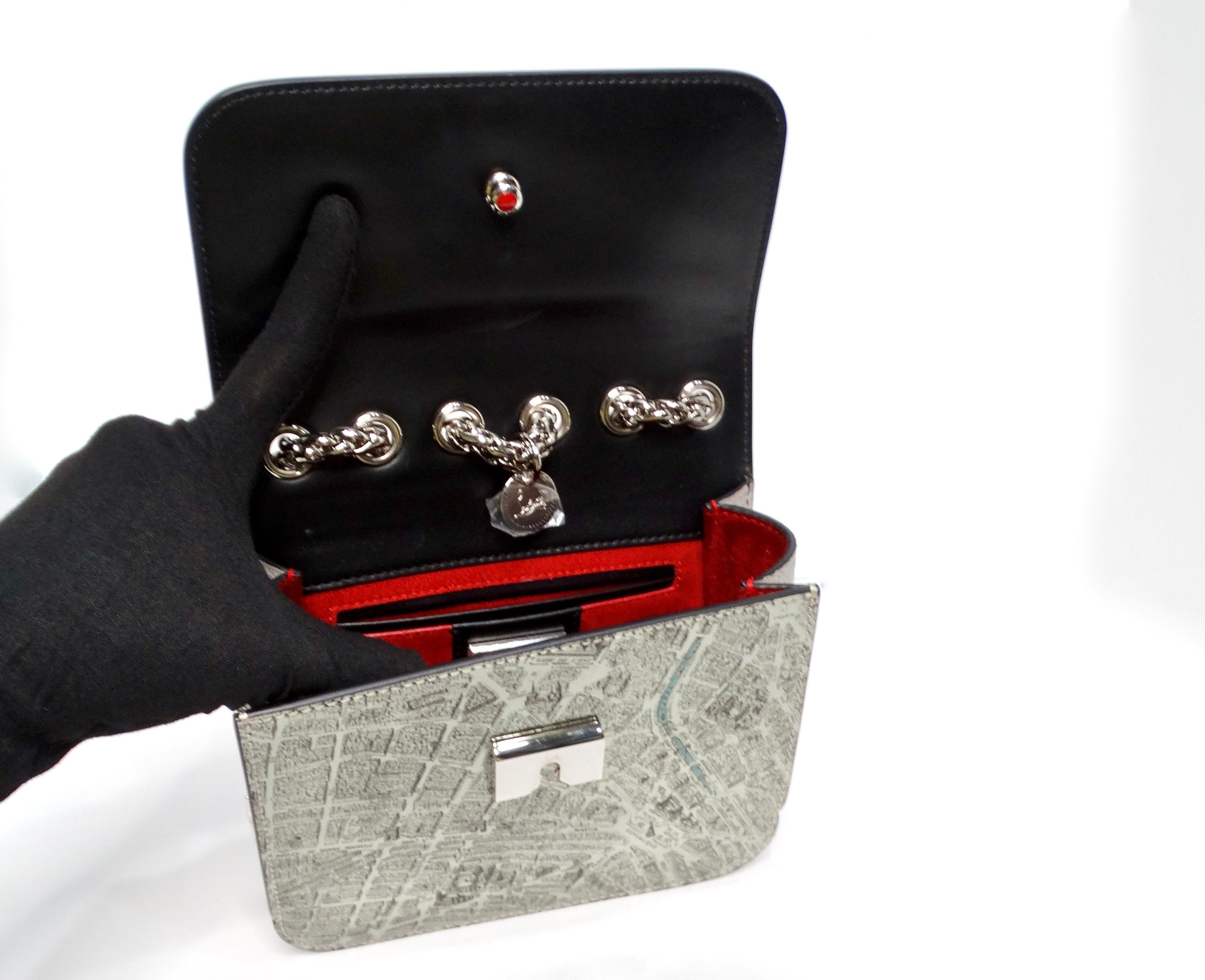 Christian Louboutin 2016 Sweet Charity De Paris Pattern Shoulder Bag 6