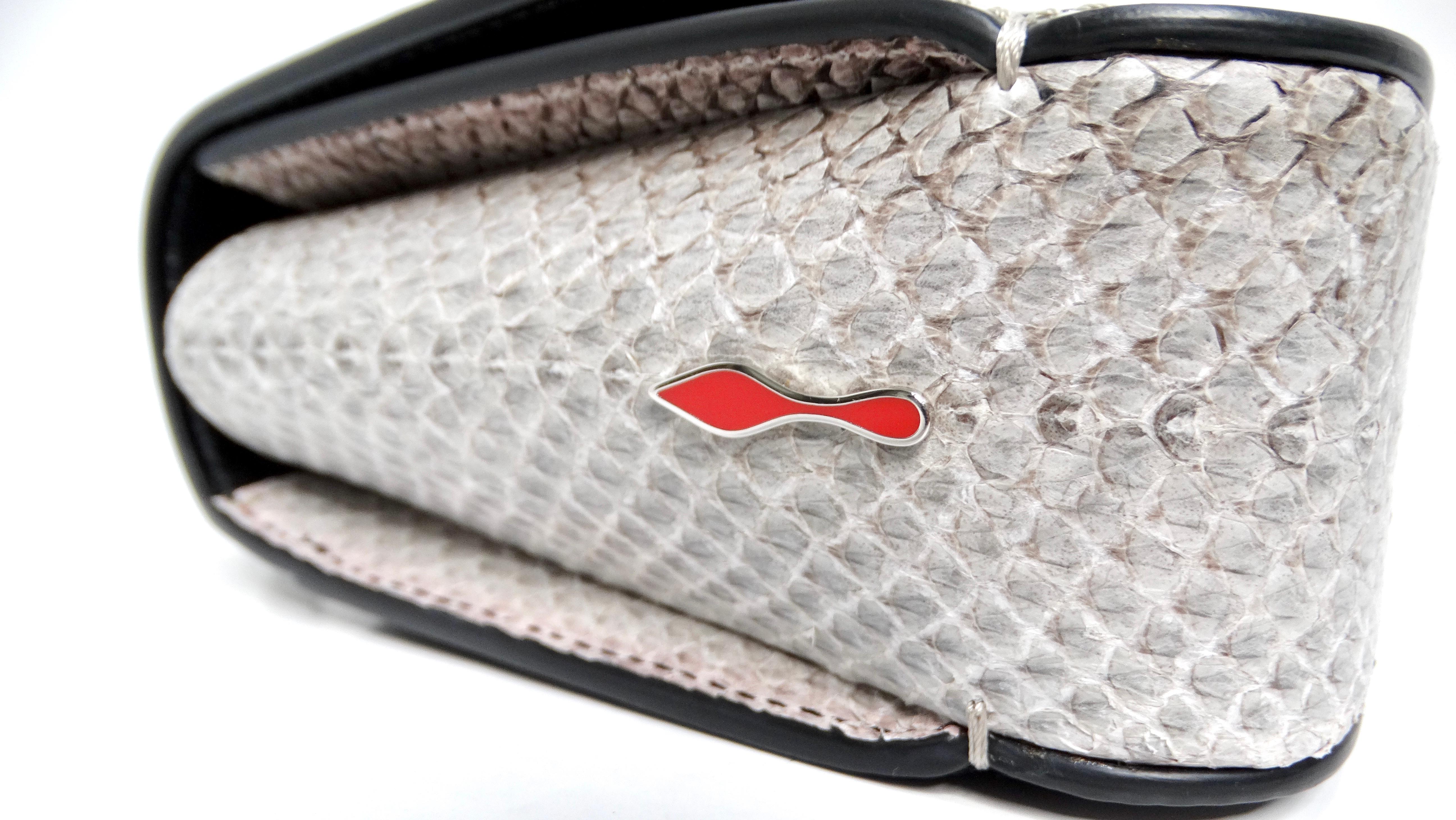 Women's Christian Louboutin 2016 Sweet Charity De Paris Pattern Shoulder Bag