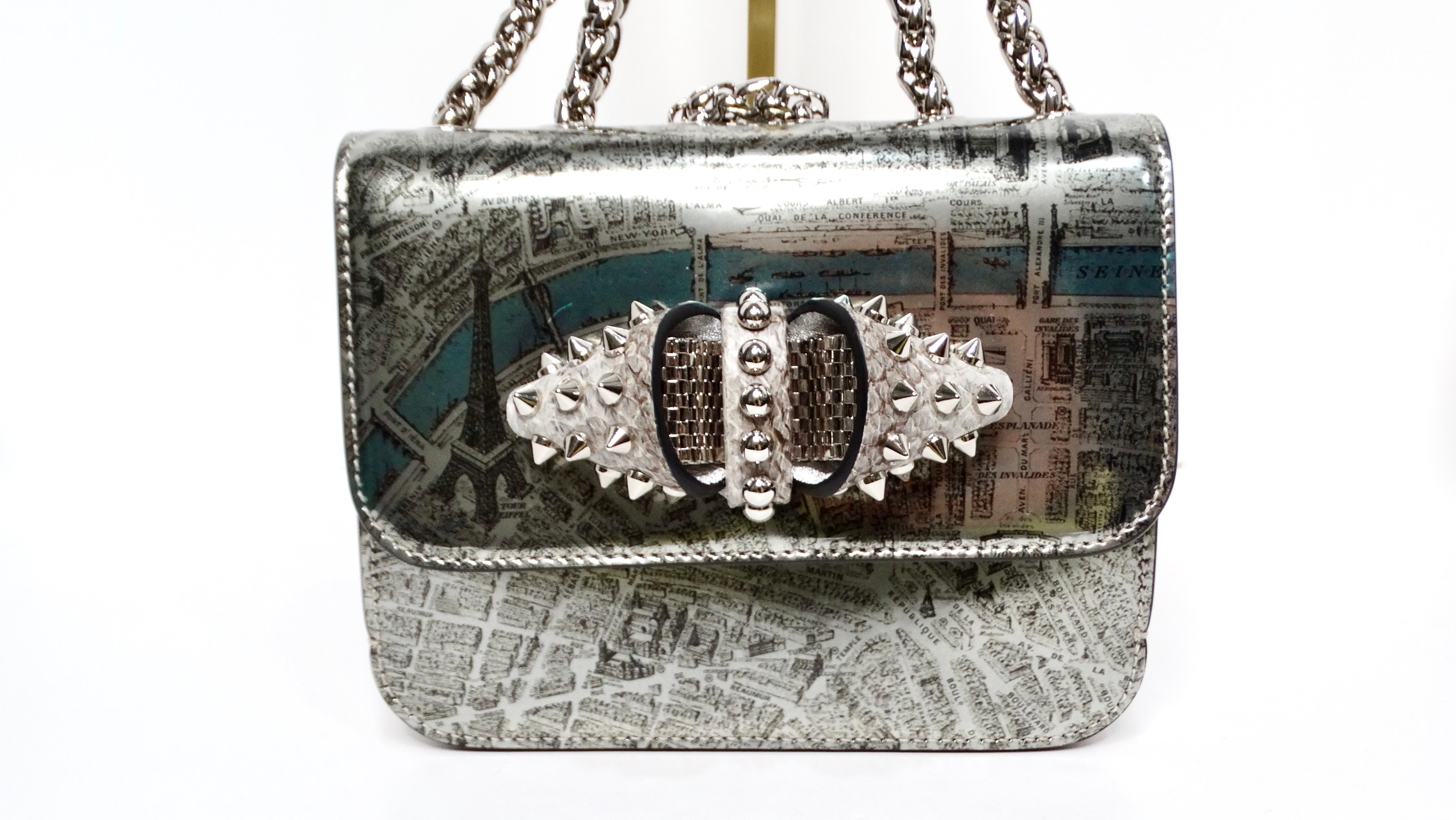 Christian Louboutin 2016 Sweet Charity De Paris Pattern Shoulder Bag 2