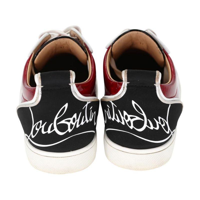 Christian Louboutin 41 Fun Louis Junior Spikes Flat Sneakers CL-1203P ...