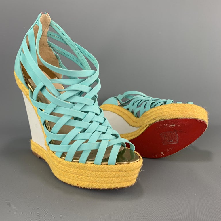 christian louboutin turquoise