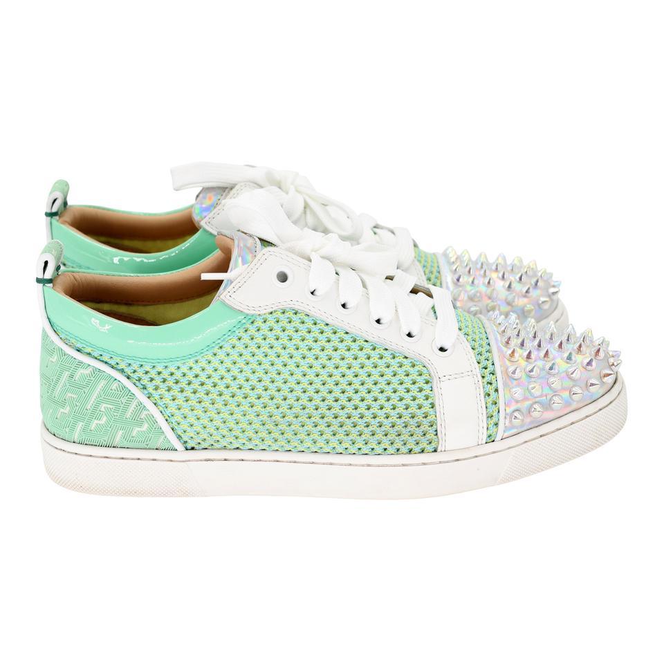 Women's Christian Louboutin AC Louis Junior 38 Spikes Orlato Sneakers CL-S0829-0003 For Sale