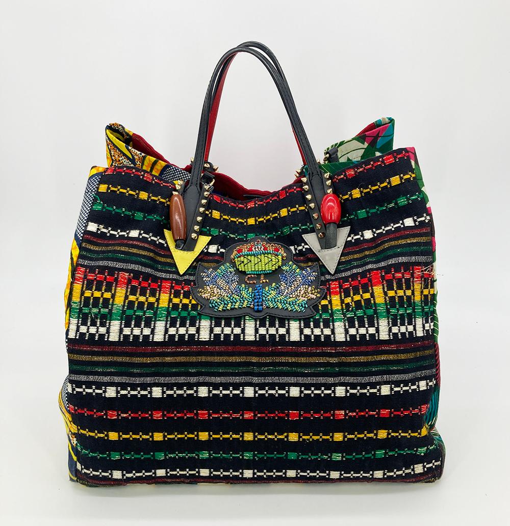 Christian Louboutin Africaba Cotton Tote 8