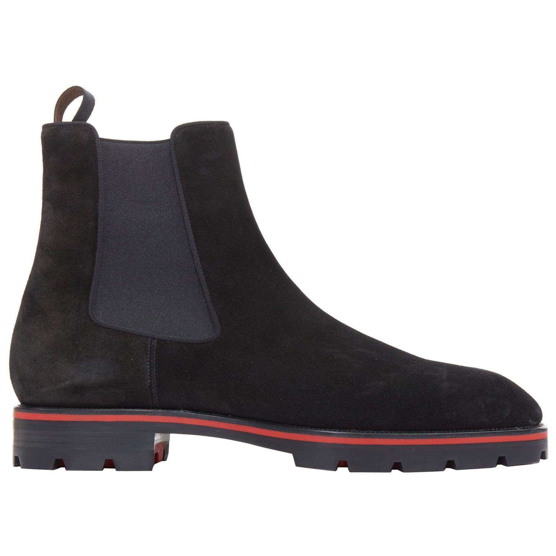 CHRISTIAN LOUBOUTIN Alpinosol Botín plano de ante con suela de tacos EU43 en venta