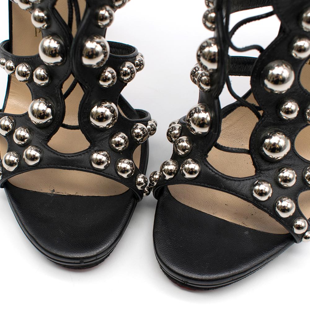 Christian Louboutin Amazoubille 120mm Kidskin Gladiator SIZE 39 1