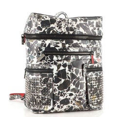 Christian Louboutin Apoloubi Backpack Spiked Leather
