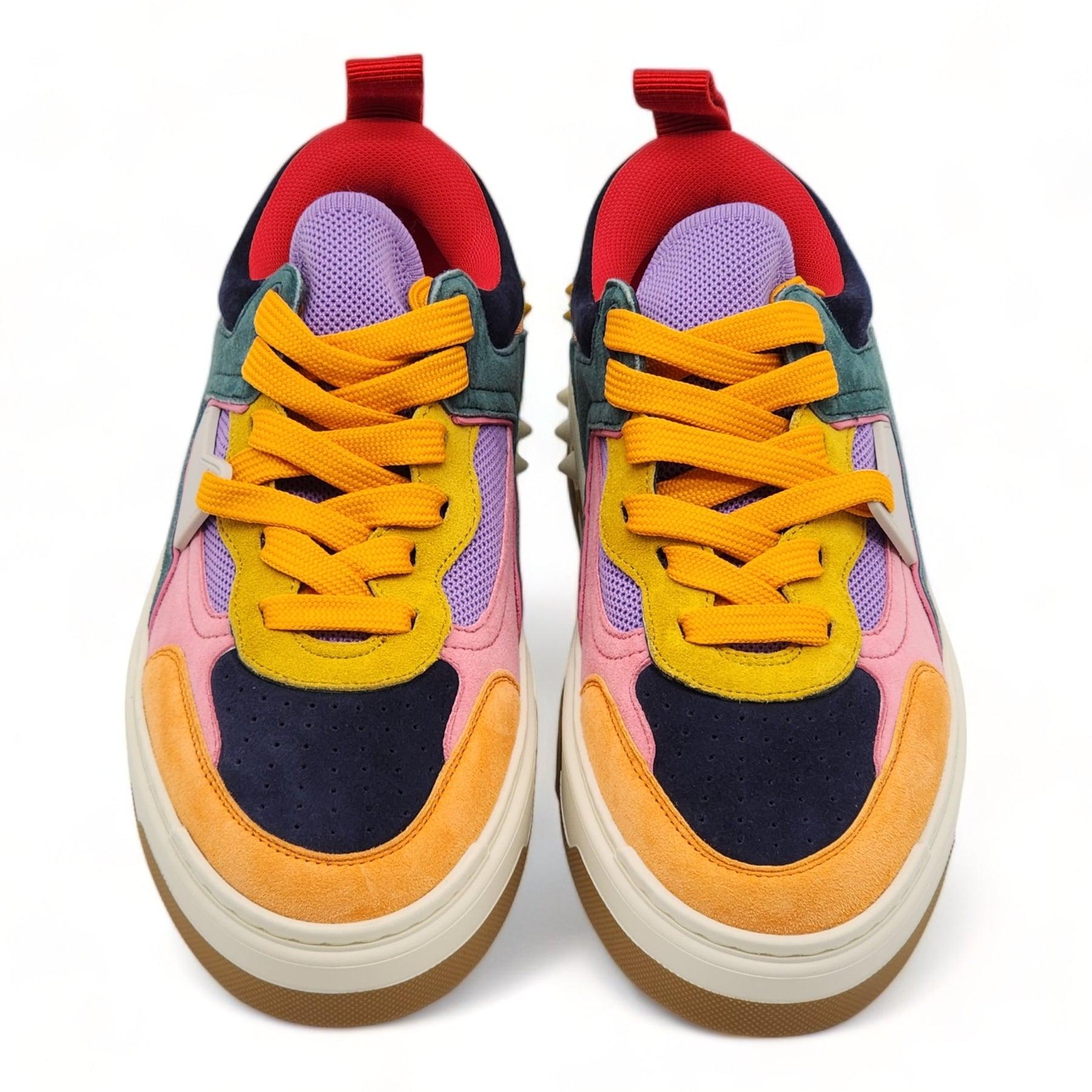 Inspired by sneakers in the 90s, the Astroloubi by Christian Louboutin have become a statement piece since the original release in FW 2023 Collection.

Signature Louboutin red bottoms in rubber.

Additional information:
Material: Leather 
Style: