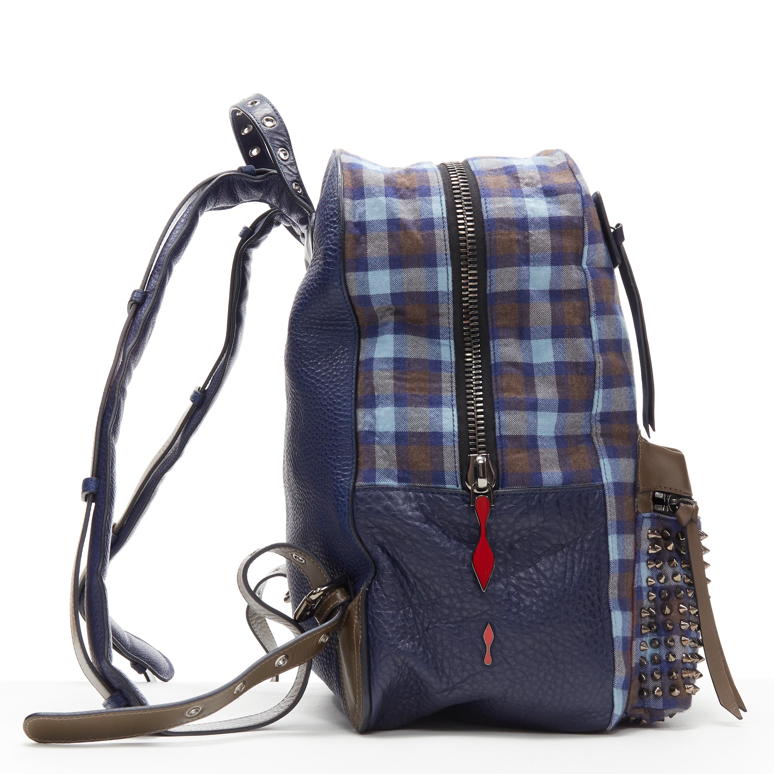 blue spike backpack