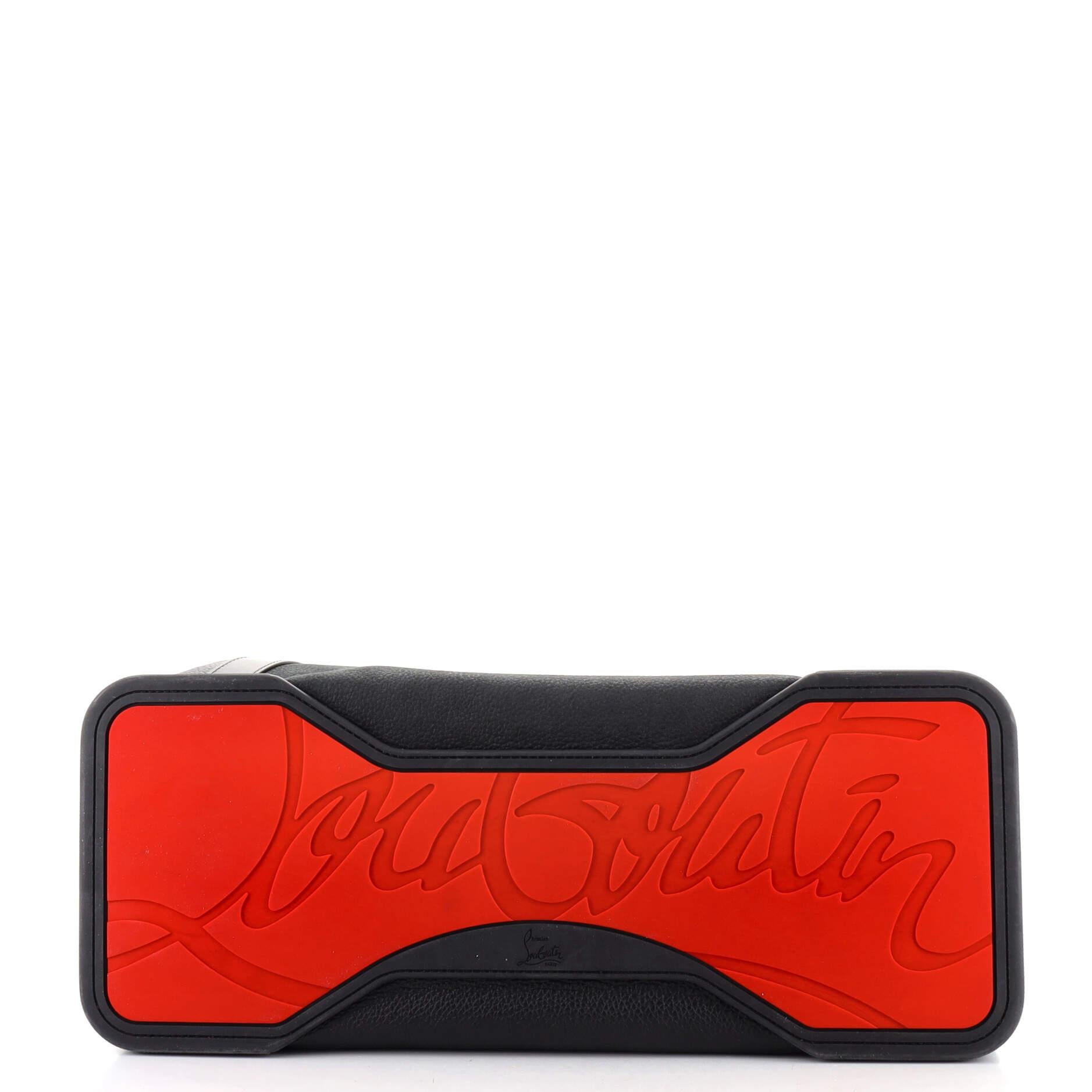 Christian Louboutin Bagdamon Boston Duffle Bag Leder Groß im Zustand „Gut“ in NY, NY