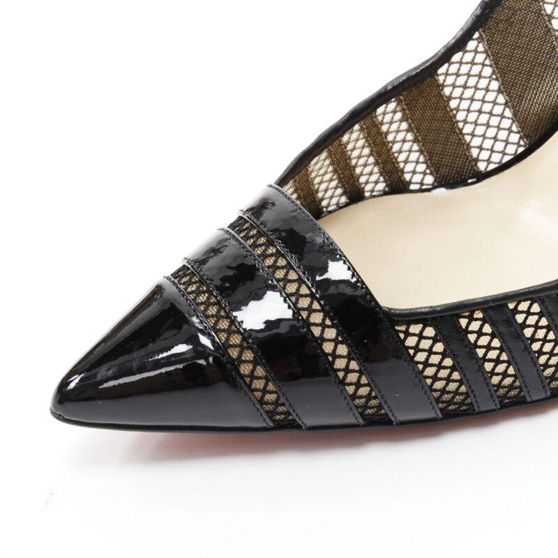 CHRISTIAN LOUBOUTIN Bandy 100 Leoparden-Pantoletten-Pump EU38 2