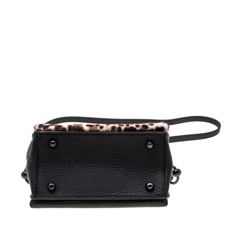Women's Christian Louboutin  Leopard Print Calfhair & Leather Passage Shoulder Bag