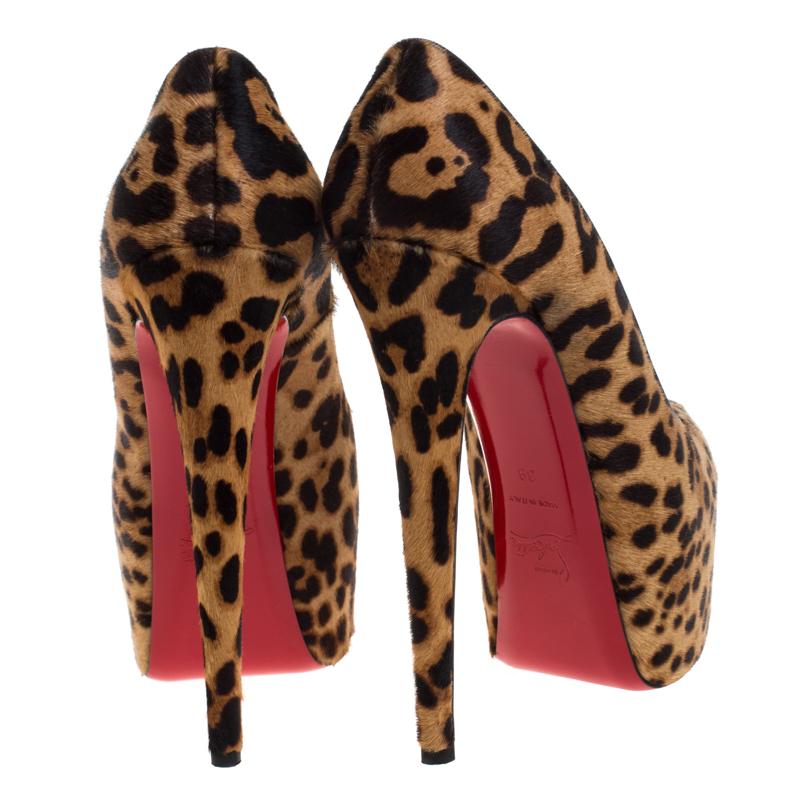 leopard red bottoms