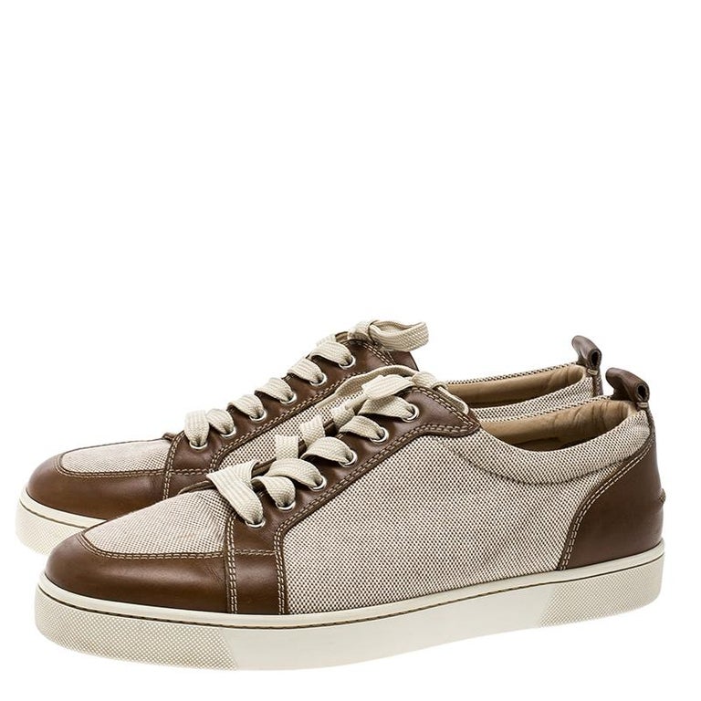 christian louboutin tan shoes