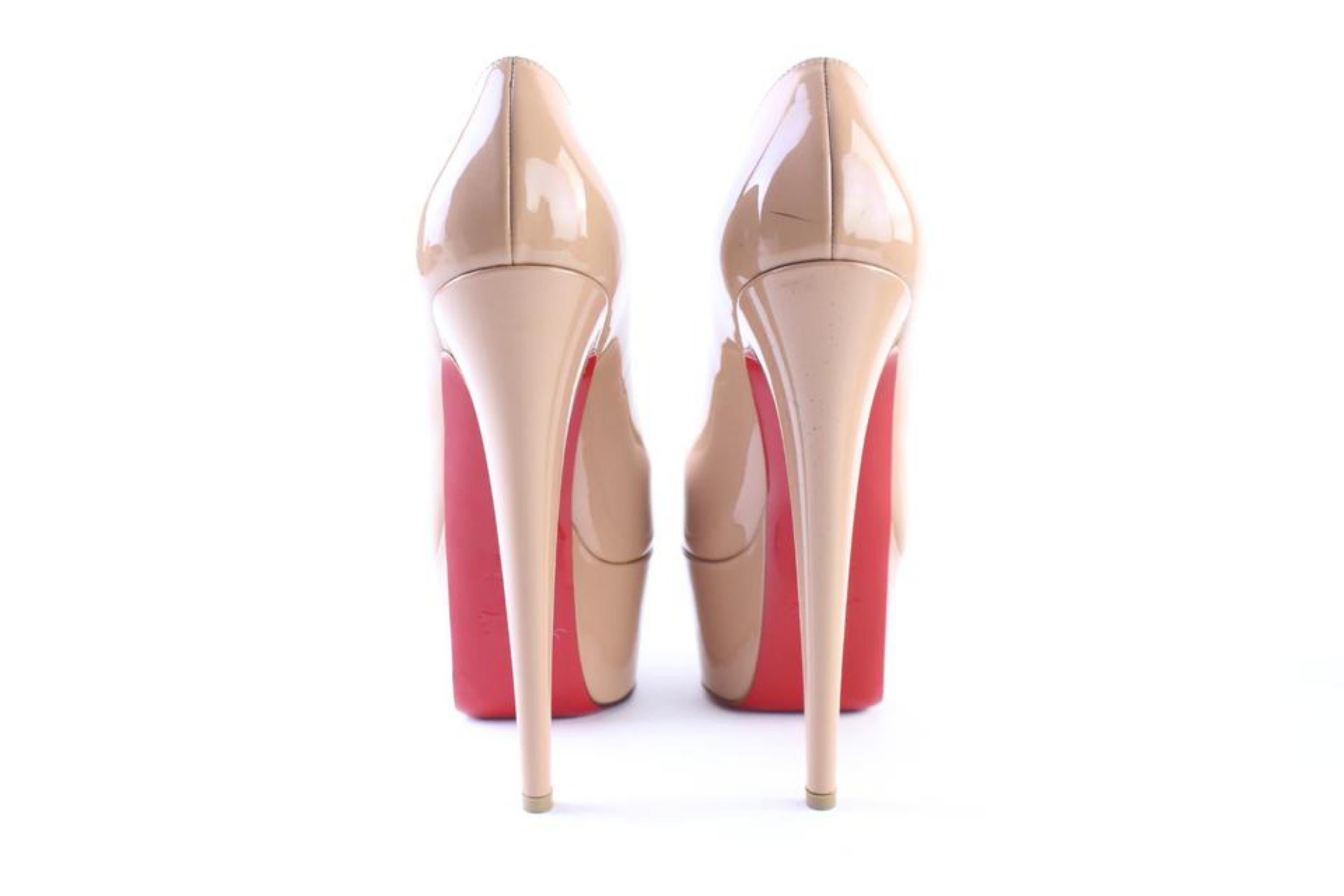 Christian Louboutin Beige Daffodile 44clr0627 Platforms For Sale 3