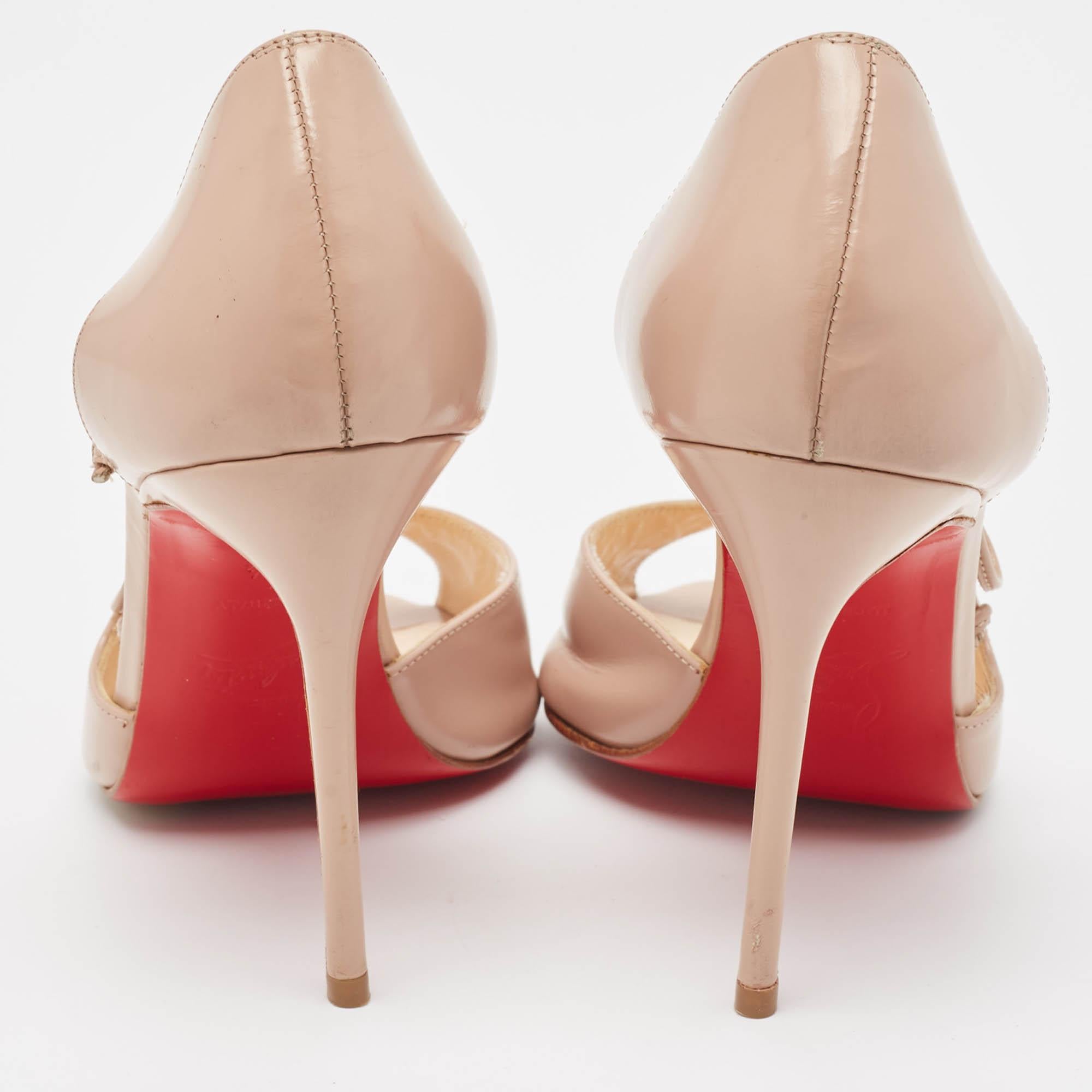 Christian Louboutin Beige Leather Delico Pumps Size 36.5 1