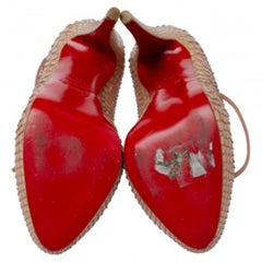 Christian Louboutin Beige Python Blutige Maria Pumps Größe 39