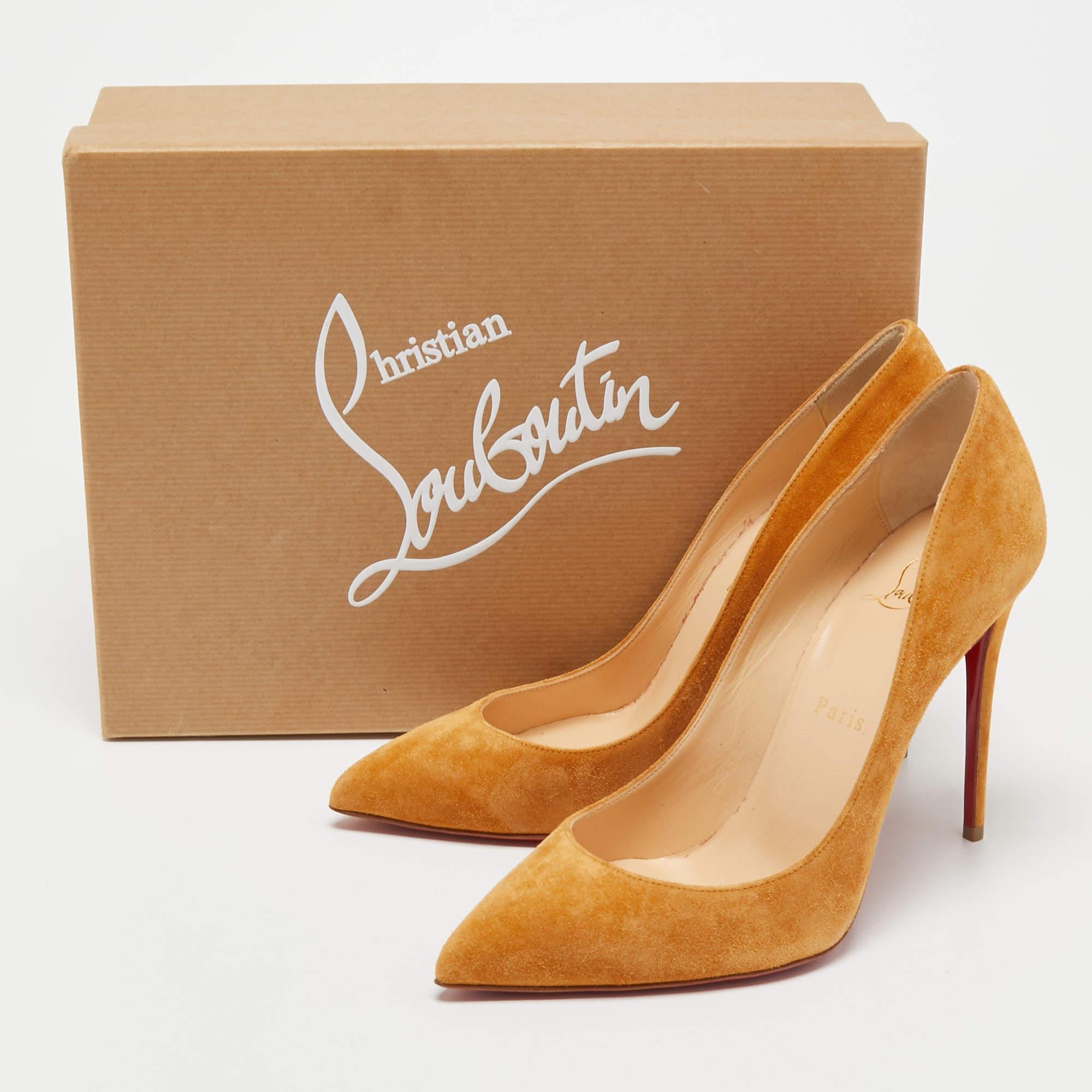 Christian Louboutin Beige Suede So Kate Pumps Size 38.5 4
