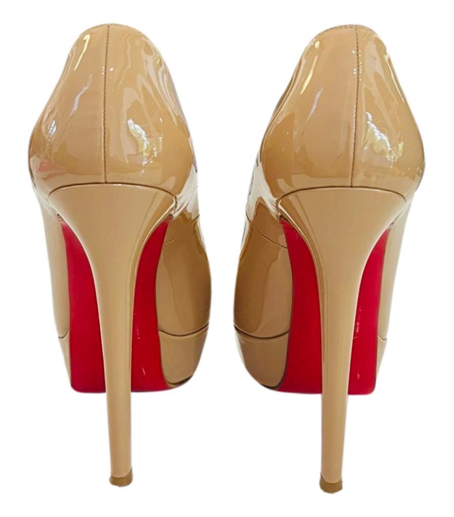 Christian Louboutin Bianca Patent Leather Pumps In Excellent Condition In London, GB