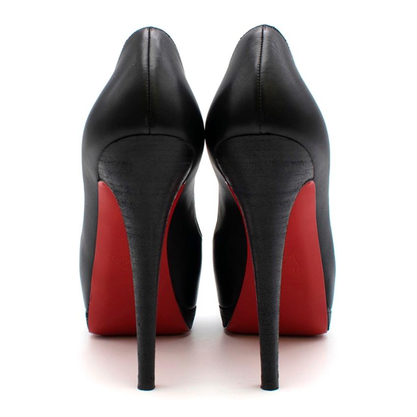  Christian Louboutin Chaussures noires Altadama à talons compensés 39 Pour femmes 