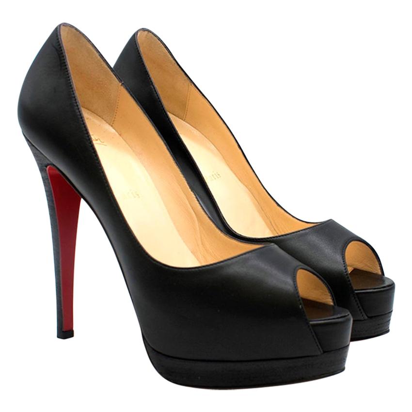 Womens Christian Louboutin black Cassandrinetta Platform Pumps 130 |  Harrods # {CountryCode}