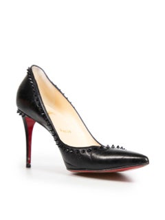 Christian Louboutin Black Anjalina 85 Pumps Size IT 37