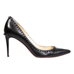 Christian Louboutin Black Anjalina 85 Pumps Size IT 37