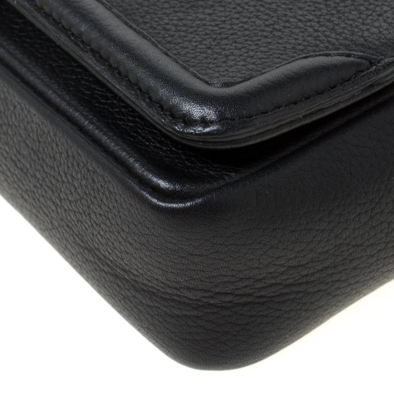 Christian Louboutin Black Artemis Paris Embellished Leather Shoulder bag 5
