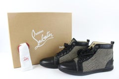 Christian Louboutin Black Bio Bio Lux Calf Flat 18clz0802 Sneakers