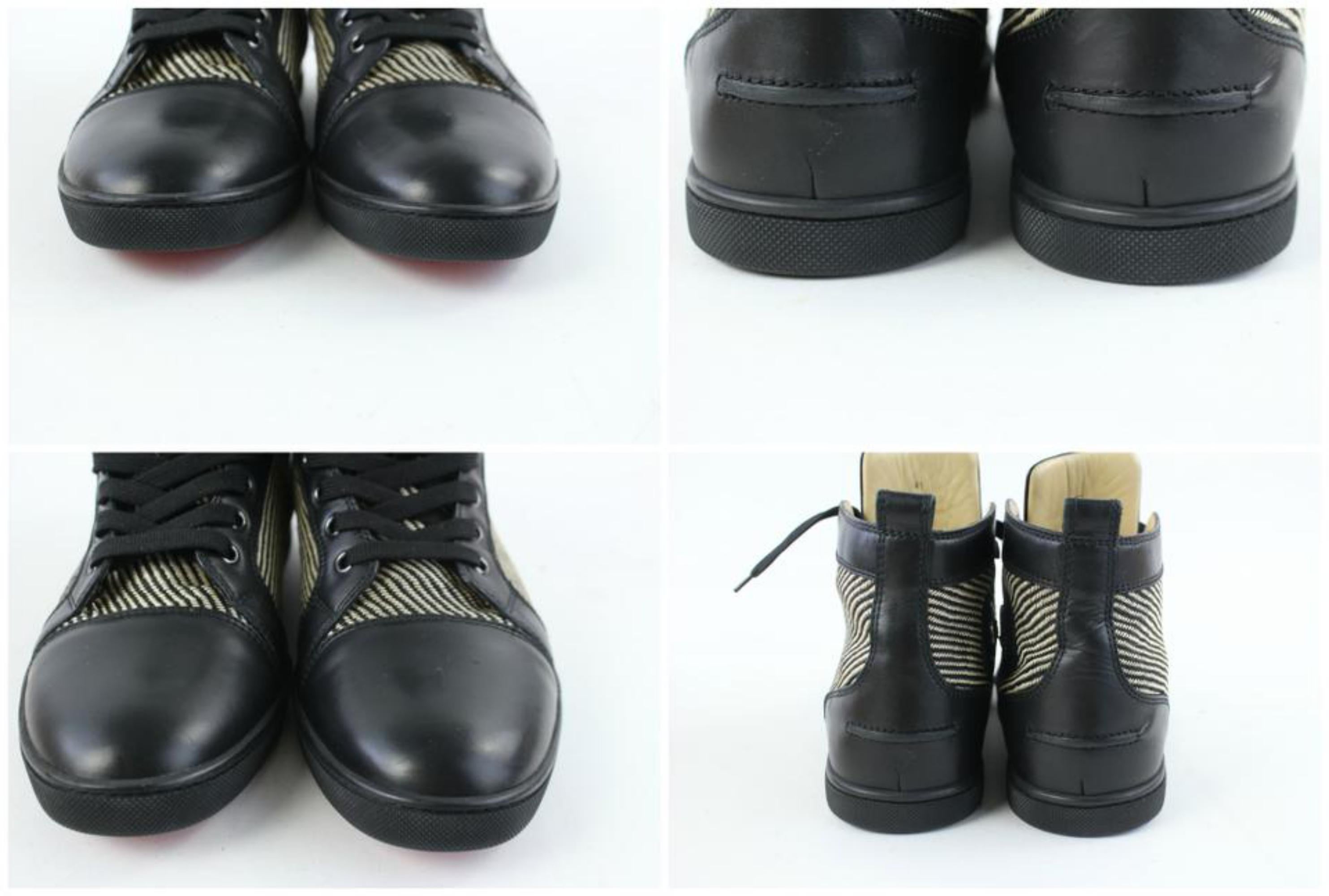 Christian Louboutin Black Bio Bio Lux Calf Flat 18clz0802 Sneakers For Sale 3
