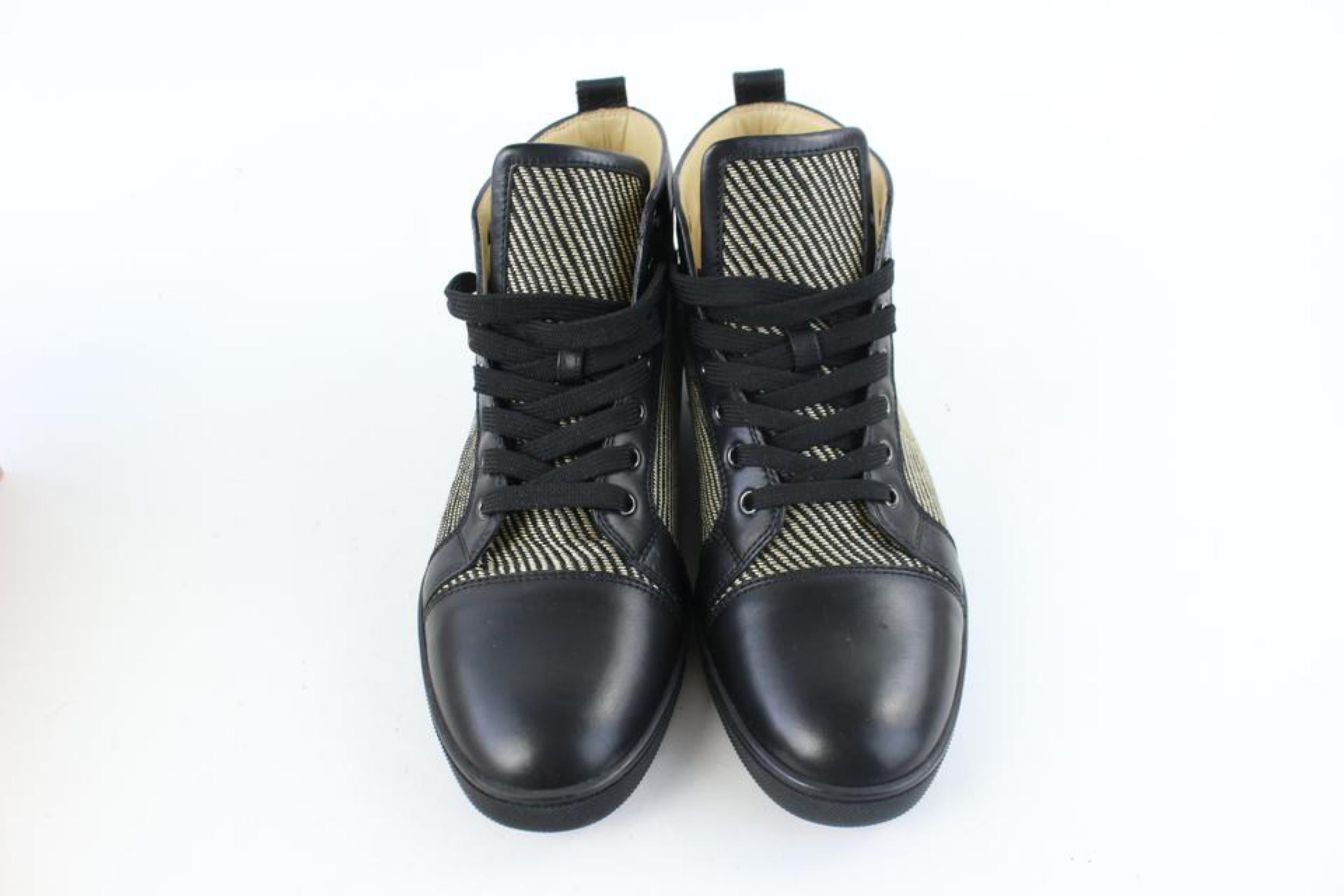 Christian Louboutin Black Bio Bio Lux Calf Flat 18clz0802 Sneakers For Sale 4