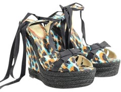 Christian Louboutin Black Espadrille 59cla812 Wedges