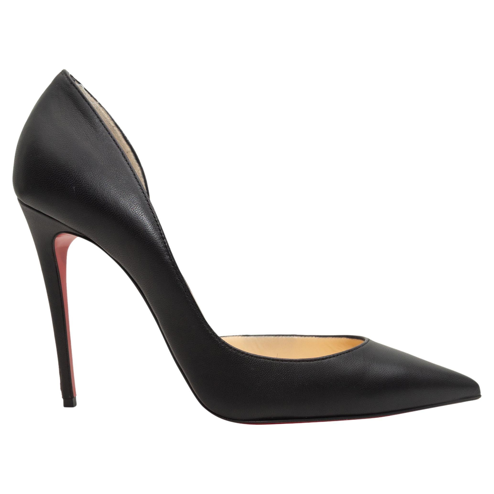 Christian Louboutin Black Over The Knee Boots For Sale at 1stDibs