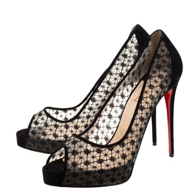 louboutin black suede